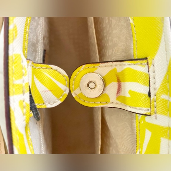 Kate Spade Grant Street Tropical Palm Juno Tote, Green Multi - Picture 14 of 16